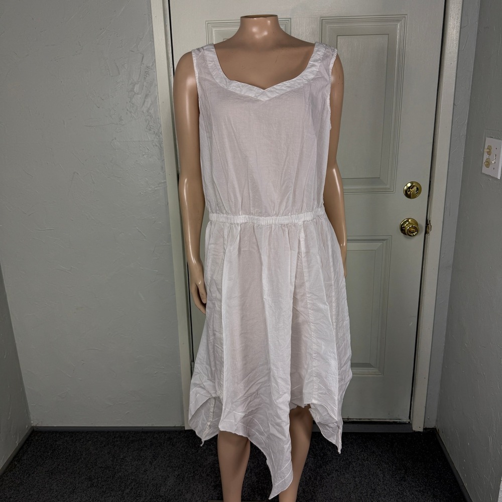 Holy Clothing Women's Dress XL 1X Renaissance Cotton Fairy Asymmetrical OO17